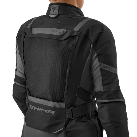 Damska kurtka motocyklowa tekstylna Shima HERO 2.0 czarny