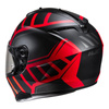 Kask motocyklowy integralny HJC C70N Holt czarny/czerwony