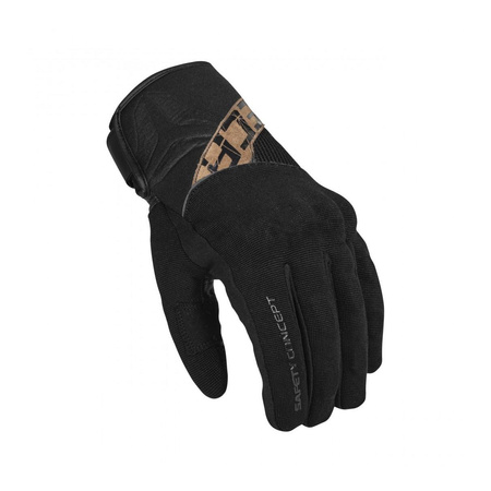 Rękawice motocyklowe SECA X-STRETCH II BROWN brązowy