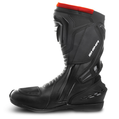 Buty motocyklowe sportowe długie Shima RSX-6 czerwony