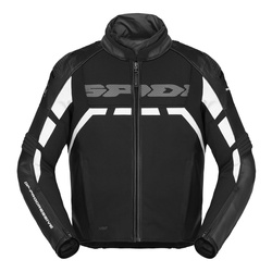 Kurtka tekstylna SPIDI RAPID H2OUT BLACK/WHITE czarny biały