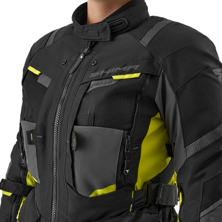 Damska kurtka motocyklowa tekstylna Shima HERO 2.0 fluo