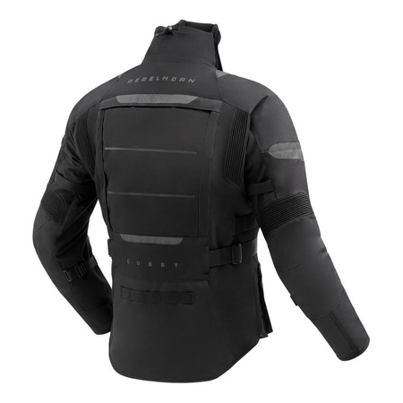 Kurtka motocyklowa tekstylna turystyczna Rebelhorn CUBBY V czarny