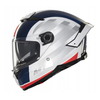 Kask motocyklowy MT THUNDER 4 SV THREADS GLOSS WHITE/BLUE biały niebieski czerwony