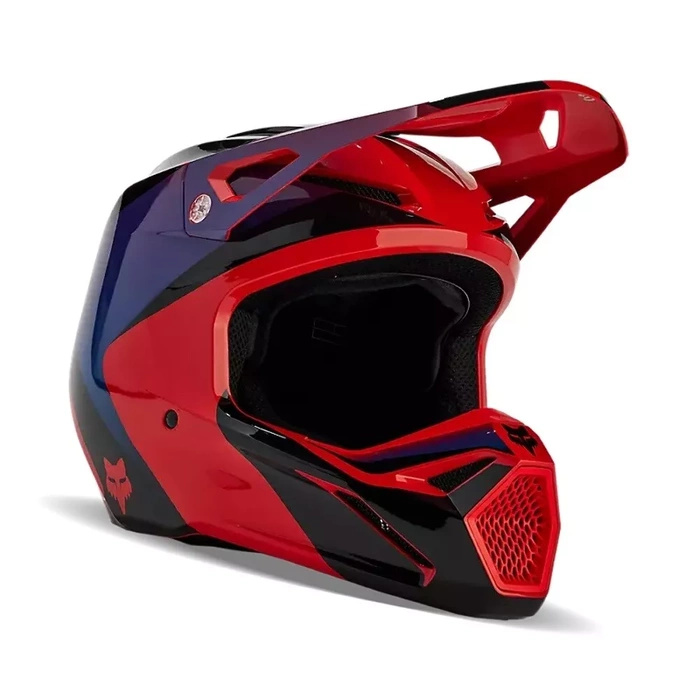 Kask motocyklowy FOX V1 Streak czerwony