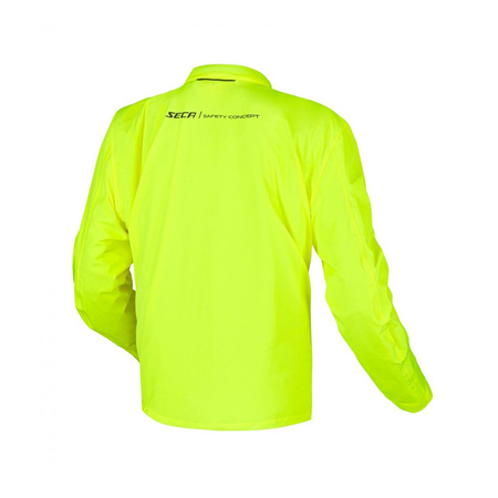 Kurtka przeciwdeszczowa motocyklowa SECA MULTIDRY FLUO YELLOW żółty fluo