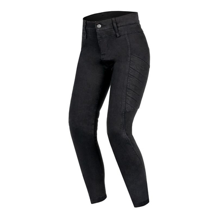Jeansy motocyklowe damskie Rebelhorn ASH czarny