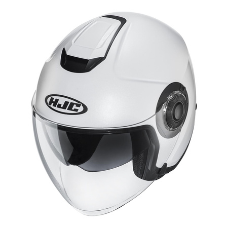 Kask motocyklowy otwarty HJC I40N matowy perłowy biały