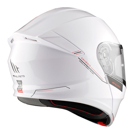 Kask motocyklowy MT GENESIS SV SOLID GLOSS PEARL WHITE biały
