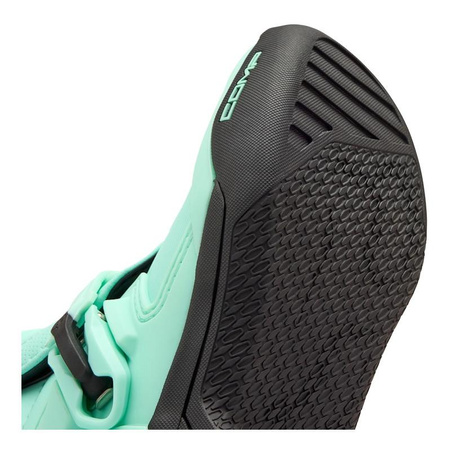 Buty motocyklowe cross dziecięce FOX JUNIOR COMP TEAL zielony czarny