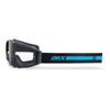Gogle motocyklowe IMX Sand Black Matt/Blue - Szyba Blue Iridium + Clear (2 Szyby W Zestawie)