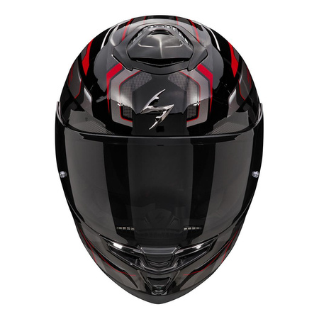 Kask motocyklowy SCORPION EXO-GT SP AIR AUGUSTA BLACK/GREY/RED czarny szary czerwony