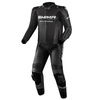 Kombinezon motocyklowy dwuczęściowy SHIMA STR 2.0 BLACK czarny szary