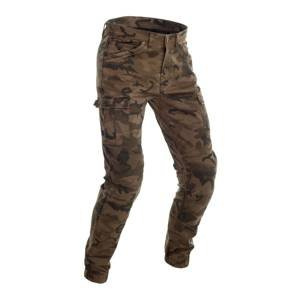 Spodnie jeans RICHA APACHE CAMO beżowy brązowy zielony moro