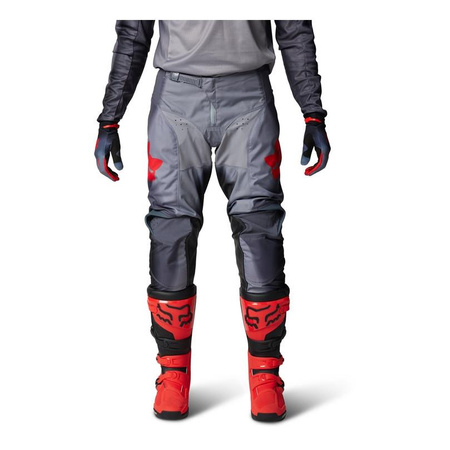 Spodnie motocyklowe FOX 180 INTERFERE GREY/RED szary czerwony