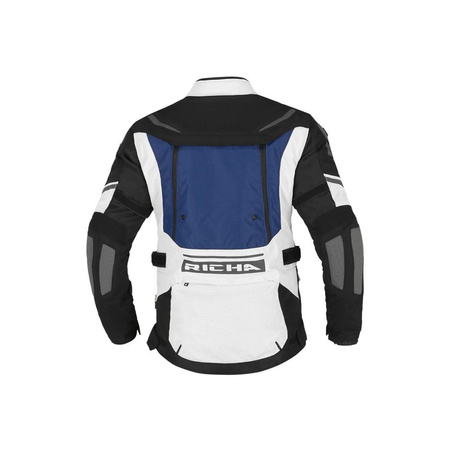 Kurtka motocyklowa tekstylna RICHA INFINITY 2 ADVENTURE GREY/BLUE/RED szary niebieski czerwony