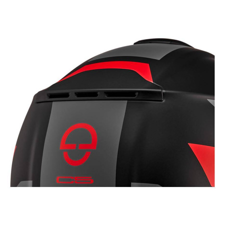 Kask motocyklowy SCHUBERTH C5 ECE ECLIPSE ANTHRACITE czarny grafitowy czerwony