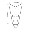 LAMPA Pro-Tank X5 tank pad Carbon