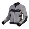 Damska kurtka motocyklowa miejska tekstylna OZONE DART SILVER czarna