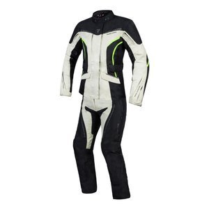 Kombinezon motocyklowy damski REBELHORN HIKER III LADY BLACK/GREY/FLO YELLOW czarny szary żółty fluo