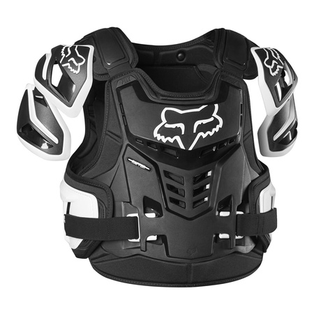 Buzer ochraniacz zbroja cross offroad mtb FOX Raptor czarny/biały