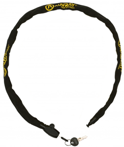 Zapięcie Motocyklowe AUVRAY K-BLOC 90 – Łańcuch Uniwersalny 90 cm, 4mm, Czarny