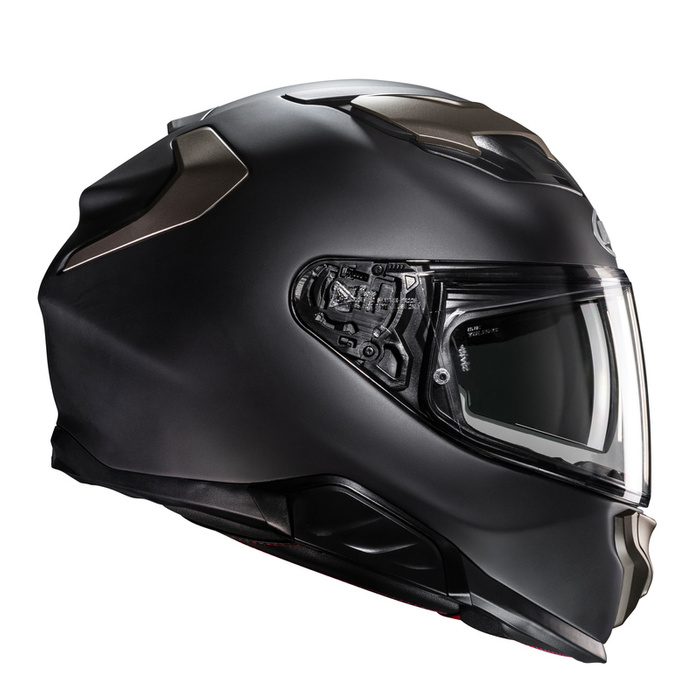 Kask motocyklowy integralny HJC F71 matowy czarny grafitowy