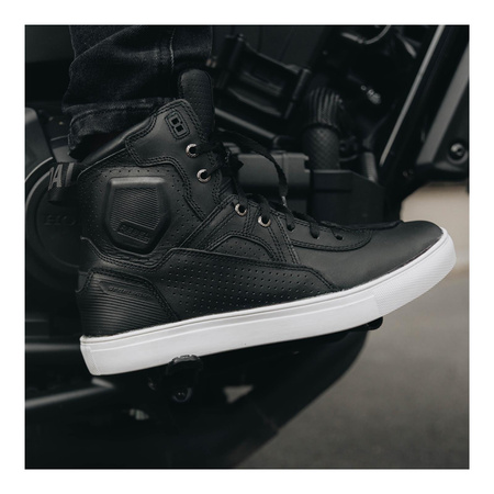 Buty motocyklowe trampki Rebelhorn VANDAL czarny-biały