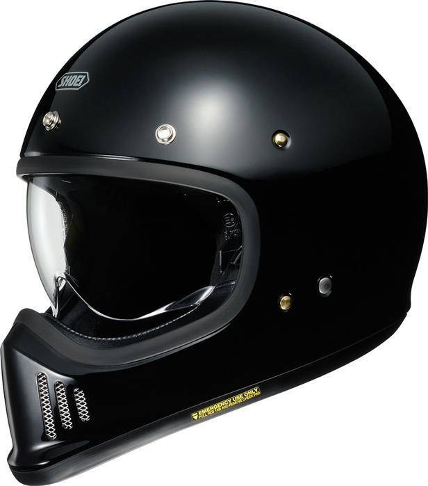Kask motocyklowy offroad cross z daszkiem SHOEI EX-ZERO Czarny