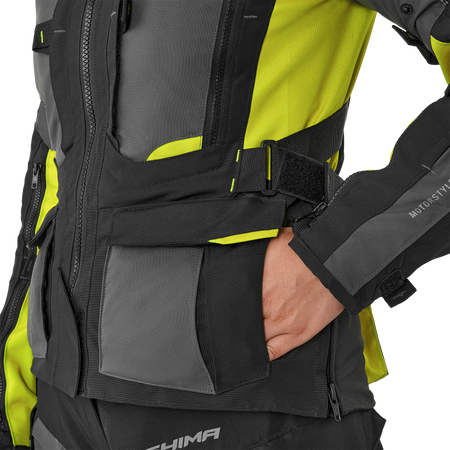 Damska kurtka motocyklowa tekstylna Shima HERO 2.0 fluo
