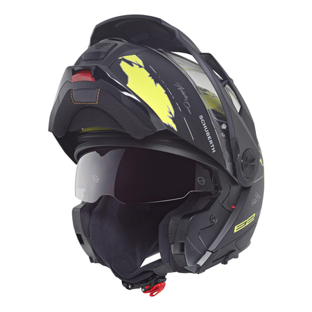 Kask motocyklowy SCHUBERTH E2 ECE ATLAS YELLOW czarny żółty fluo