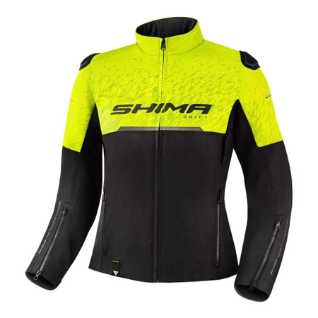 Damska kurtka motocyklowa tekstylna miejska Shima DRIFT fluo