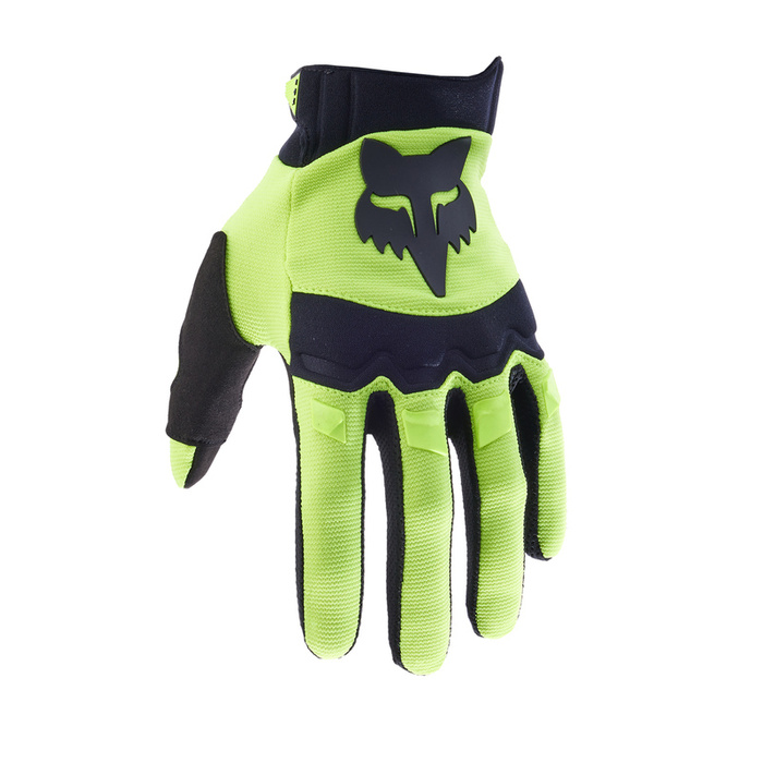 Rękawice motocyklowe rowerowe cross offroad mtb FOX Dirtpaw Fluorescent żółty