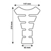 LAMPA Pro-Tank X4 tank pad Black