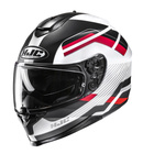 Kask motocyklowy integralny HJC C70N Belis czarny/biały