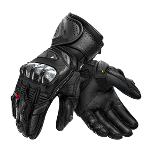 Rękawice motocyklowe sportowe skórzane Shima RS-3 czarny