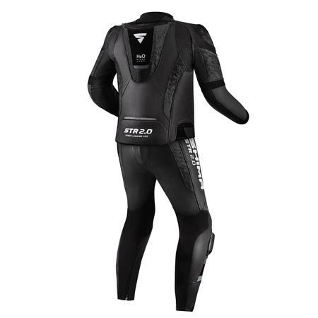 Kombinezon motocyklowy dwuczęściowy SHIMA STR 2.0 BLACK czarny szary