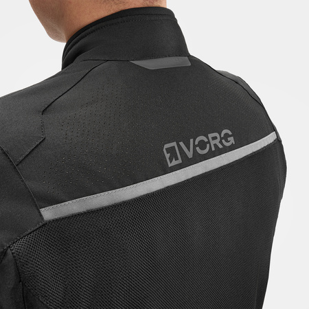 Kurtka motocyklowa VORG NANO BLACK czarny