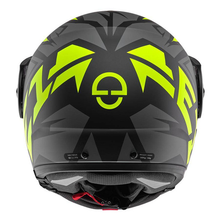 Kask motocyklowy SCHUBERTH E1 ECE TUAREG YELLOW czarny grafitowy żółty fluo