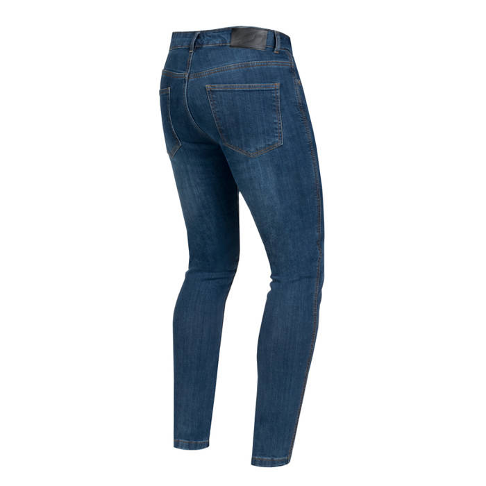 Jeansy motocyklowe OZONE STRIKER SLIM FIT sprany niebieski