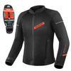 Kurtka motocyklowa tekstylna miejska Shima X-MESH 2.0 czerwony