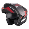 Kask motocyklowy MT GENESIS SV CAVE MATT BLACK/RED czarny czerwony biały
