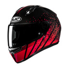 Kask motocyklowy integralny HJC C10 Haven czarny/czerwony