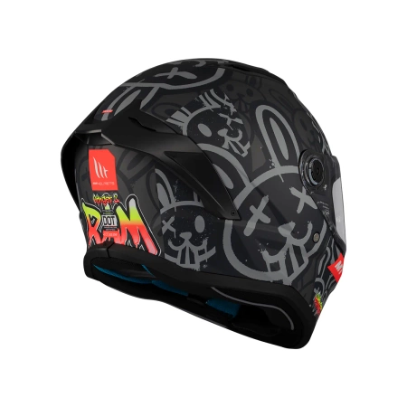 Kask motocyklowy MT STINGER 2 RAM F1 MATT BLACK/GREY