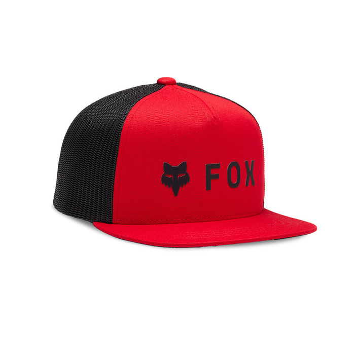 Czapka z daszkiem dziecięca FOX Junior Absolute Sb Mesh Flame Red