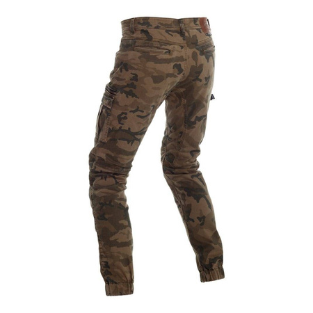Spodnie jeans RICHA APACHE CAMO beżowy brązowy zielony moro