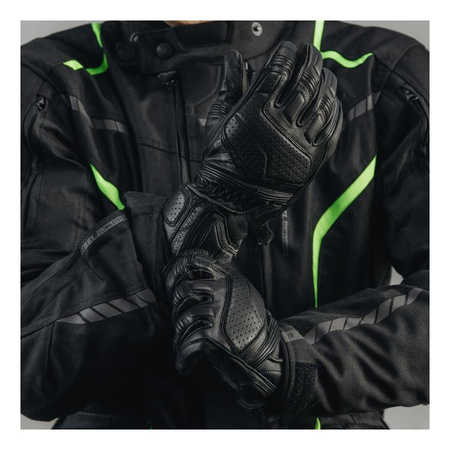 Rękawice motocyklowe turystyczne Rebelhorn HIKE II czarny