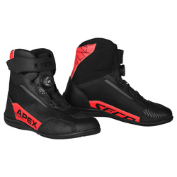 Buty motocyklowe SECA APEX PRO FLUO RED czarny czerwony fluo