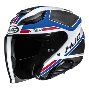 Kask motocyklowy otwarty HJC F31 Ceron czarny/biały