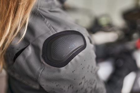 Damska kurtka motocyklowa tekstylna miejska Shima DRIFT szary